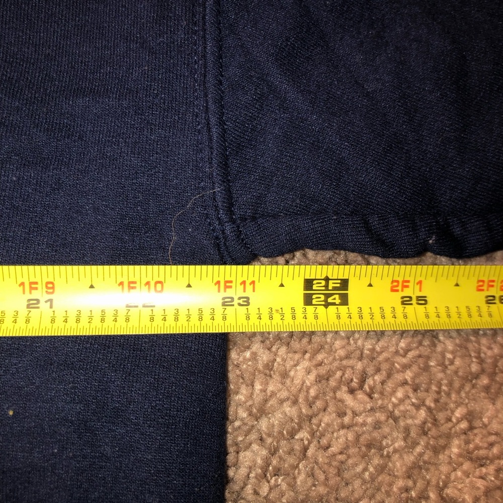 Vintage Yale Bulldogs Hoodie Adult Size Large Navy Sweatshirt Fall Winter Warm - Picture 11 of 14